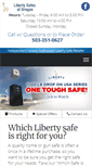 Mobile Screenshot of libertysafesoforegon.com